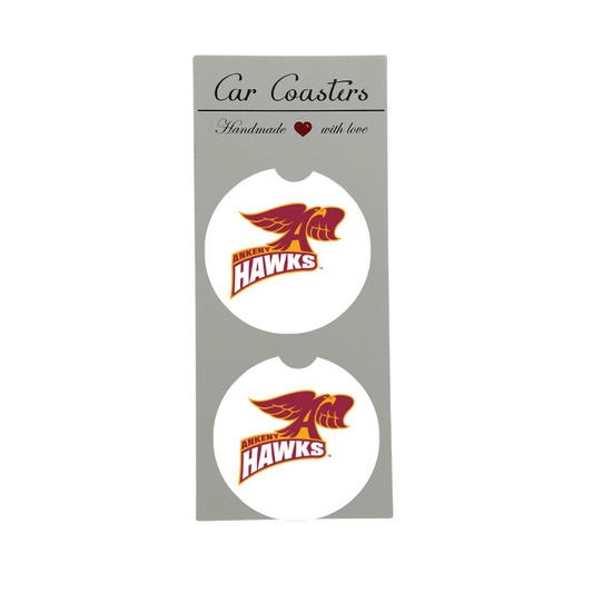 Ankeny Hawks Car Coaster | Set of 2