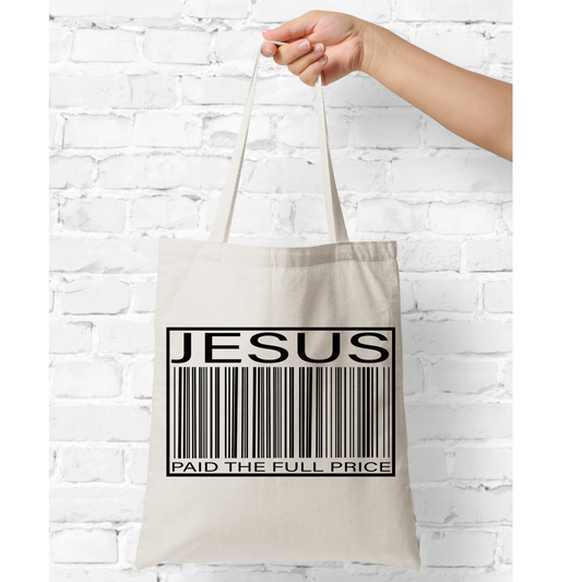 Jesus Barcode | Canvas Bag